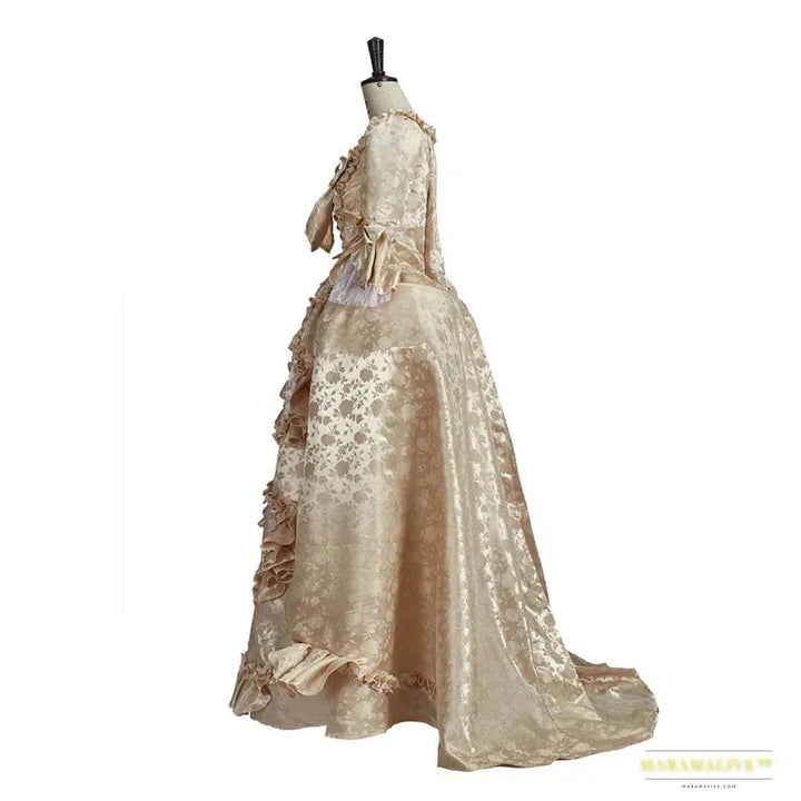 Maramalive™ 18th Century Victorian Court Dress - Women's Gothic Rococo Baroque Marie Antoinette Ball Gown - Renaissance Regency Era Costume