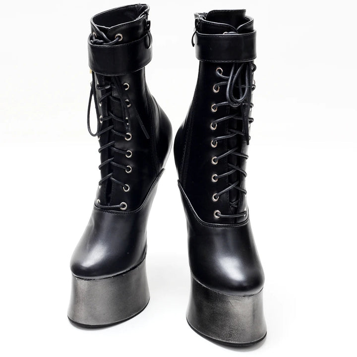 Maramalive™ 7inch High Heel, New Fancy Ponyplay, Bootfetish Ankle Platform Boots, Fast Shipping, Sizes 36-46