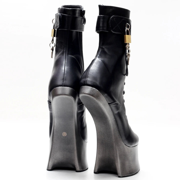 Maramalive™ 7inch High Heel, New Fancy Ponyplay, Bootfetish Ankle Platform Boots, Fast Shipping, Sizes 36-46