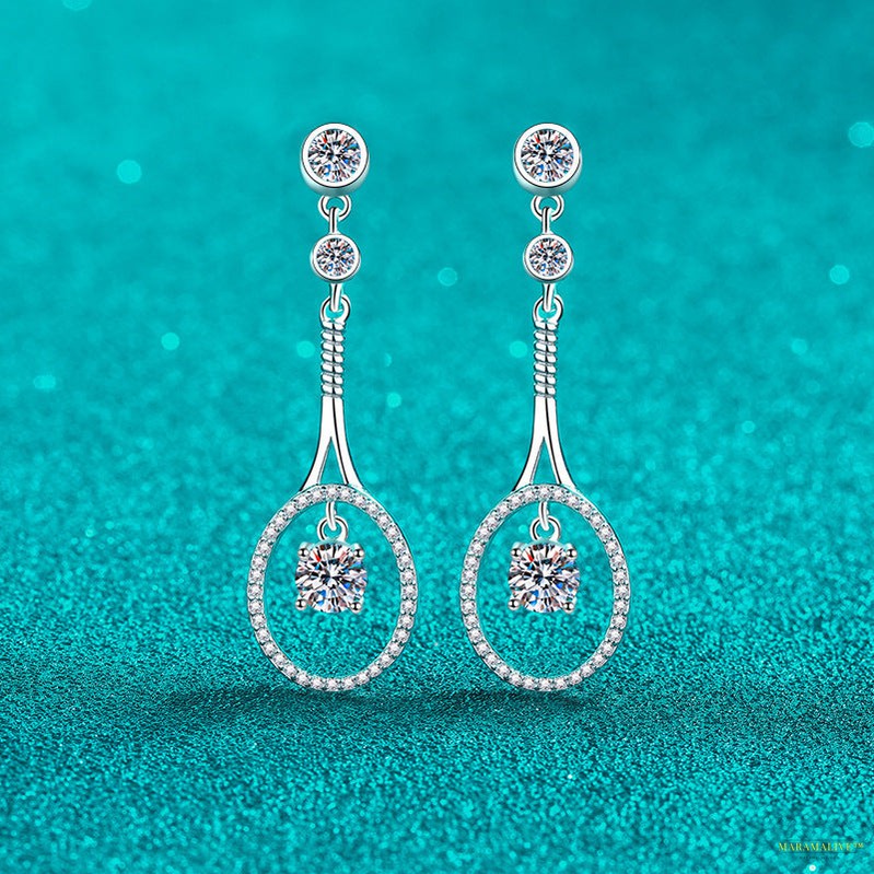 Maramalive™ 925 Sterling Silver Plated Moissanite Long Tassel Earrings