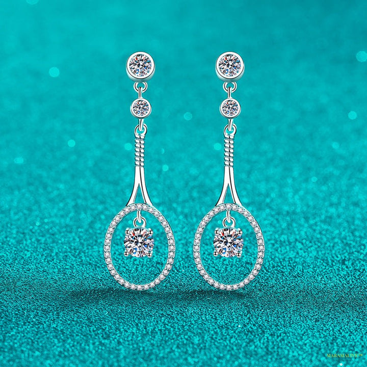 Maramalive™ 925 Sterling Silver Plated Moissanite Long Tassel Earrings