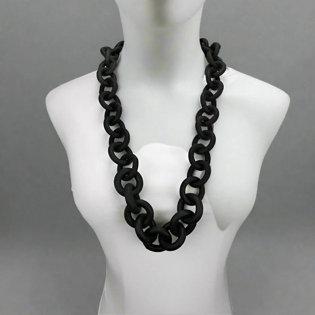 Maramalive™ Luxurious DIY Bohemia Dark Jewelry Set - Handmade Rubber Necklaces and Charm Bangles