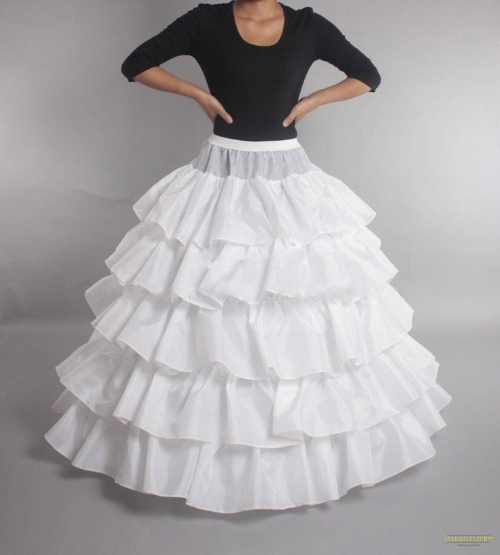 Maramalive™ Regular Size New Arrival Wedding Petticoat Crinoline Slip Prom Underskirt Fancy Bridal Dress Hoop Slips