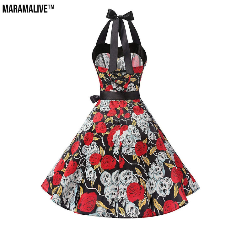 Maramalive™ The Hepburn Haunt - Halloween Easter Hepburn Dress