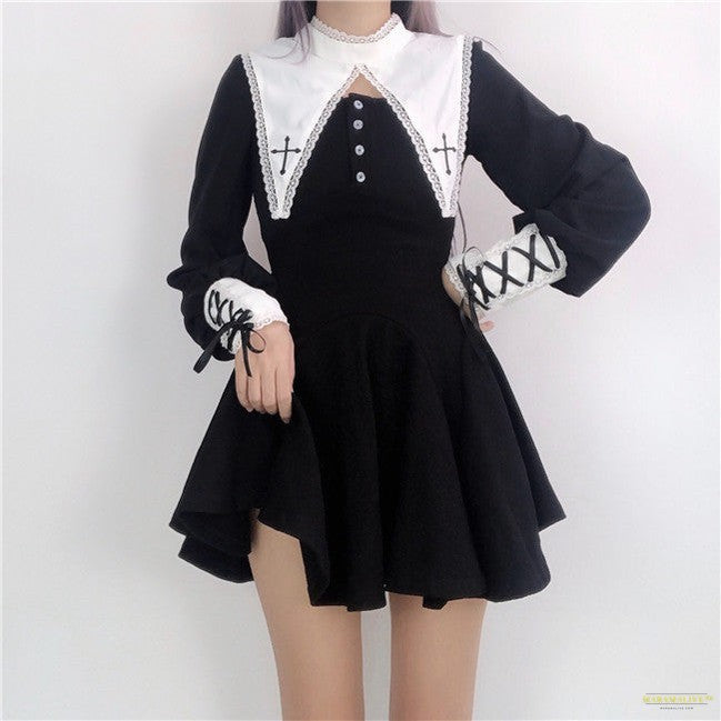 Maria dark goth nun dress Maramalive™