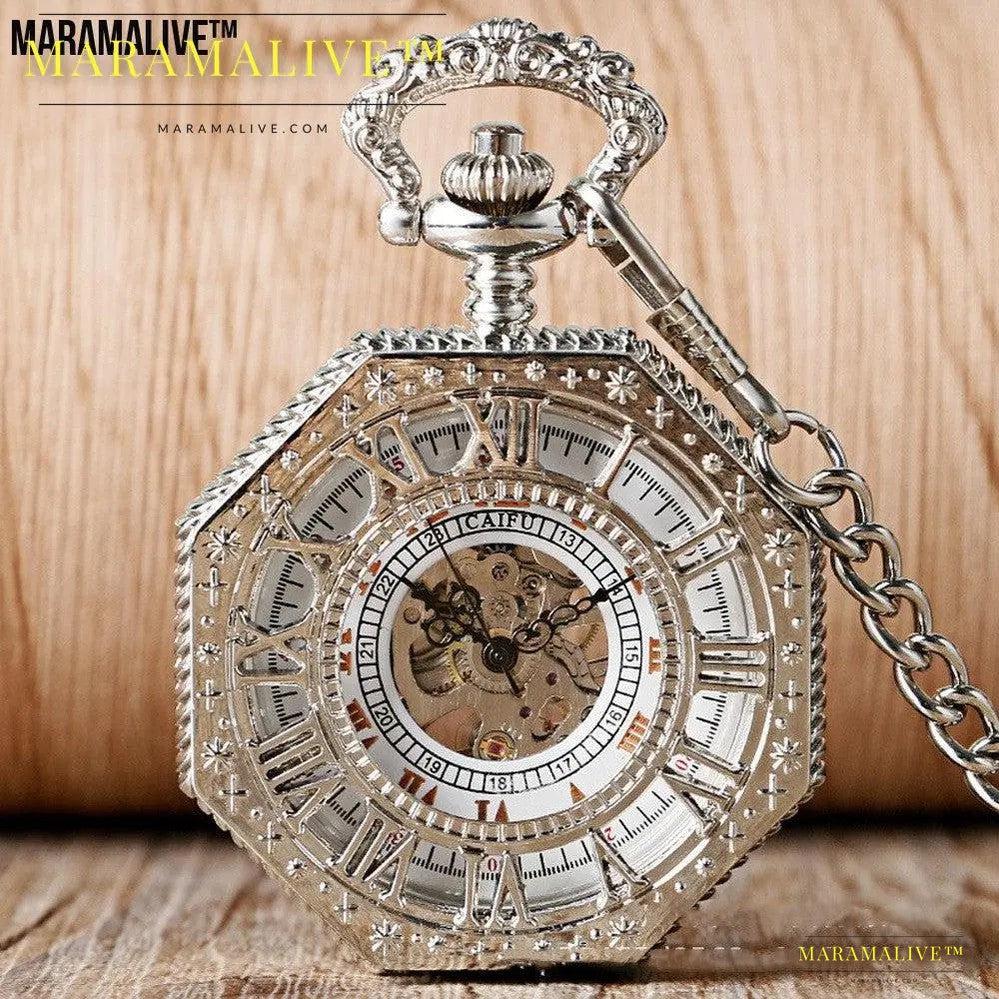 Mechanical Pocket Watch Retro Men's And Women's Watch