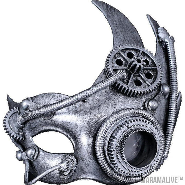 Mechanical Steampunk Retro Half Face Mask