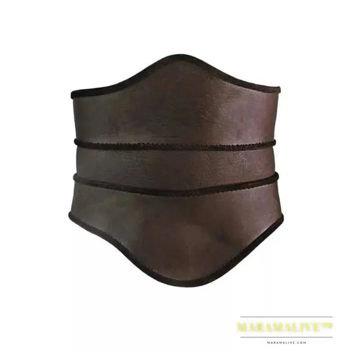 Medieval Queen Princess Waist Wrap Armor Belt Viking Pirate Cosplay Costume Steampunk Women Leather Corset WaistBand Larp Props