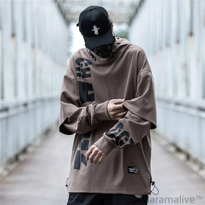 Men's Dark Print Hoodie - Chic & Trendy Fashion Wear