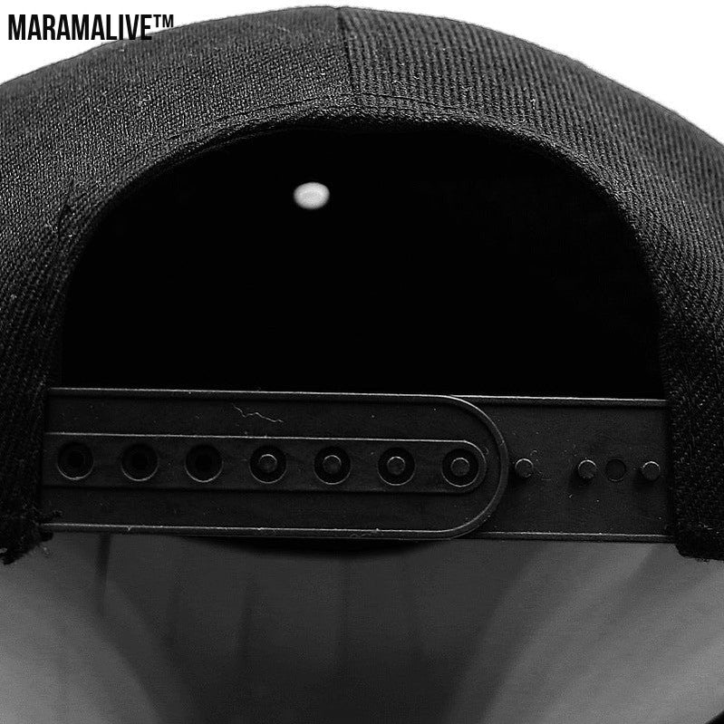 Men's Fashion Porous Skull Rivet Hip Hop Hat