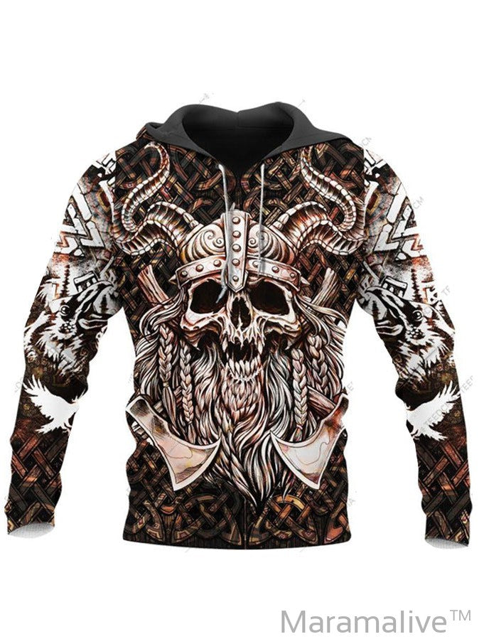 Men's Hoodie 3D Digital Printing Hoodie