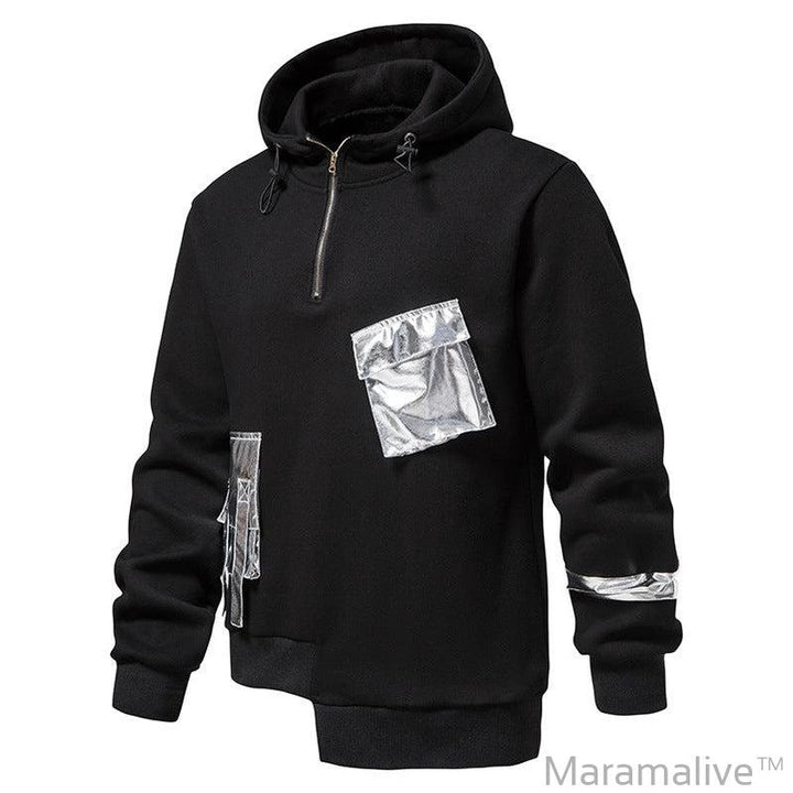 Men's Loose Dark Hoodie