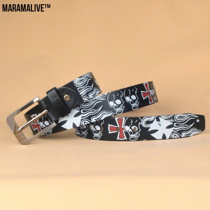 Men's Skull Popular Teenager Belt