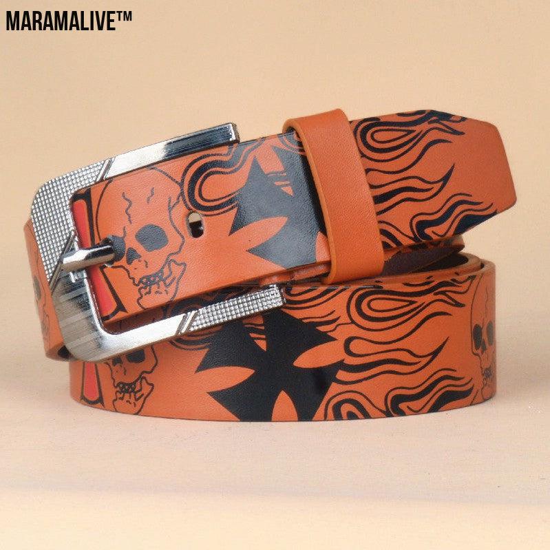 Men's Skull Popular Teenager Belt