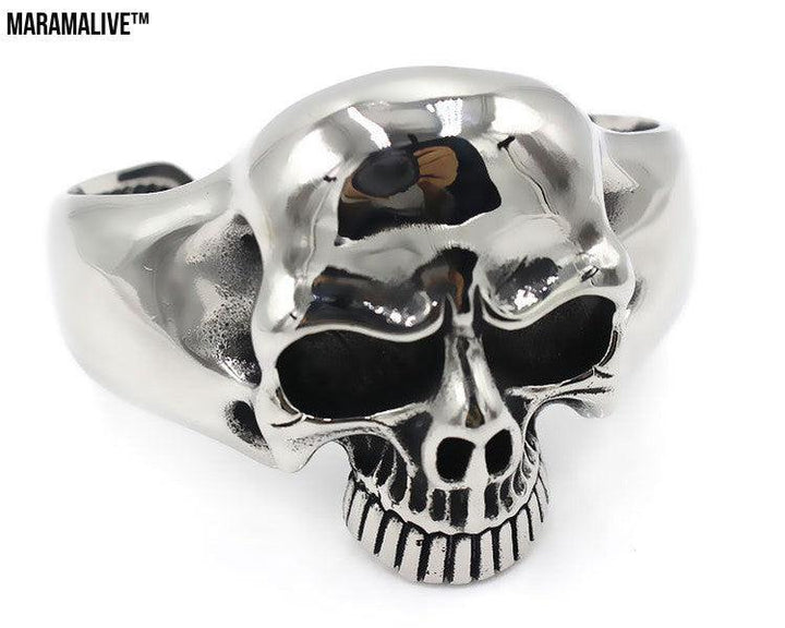 Men's titanium steel ghost head bracelet