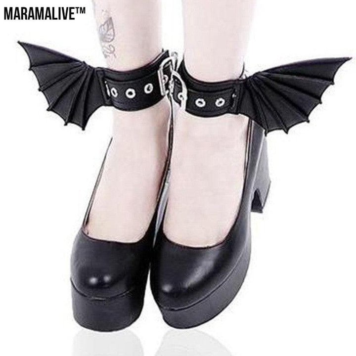 ﻿Midnight Magic: Fashion Gothic Dark Wind Bat Wings Hand And Foot Accessories