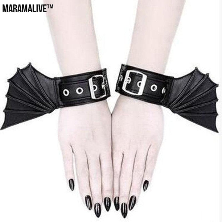 ﻿Midnight Magic: Fashion Gothic Dark Wind Bat Wings Hand And Foot Accessories