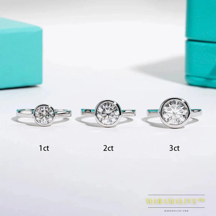 Moissanite Bezel Ring: Stunning Diamond Alternative to an Engagement Ring