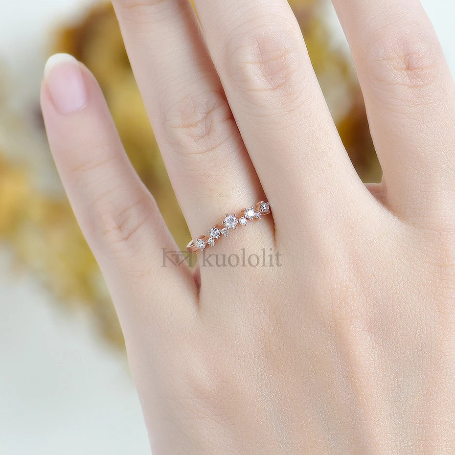 Moissanite Bubble Rings for Women: Affordable Luxury Jewelry