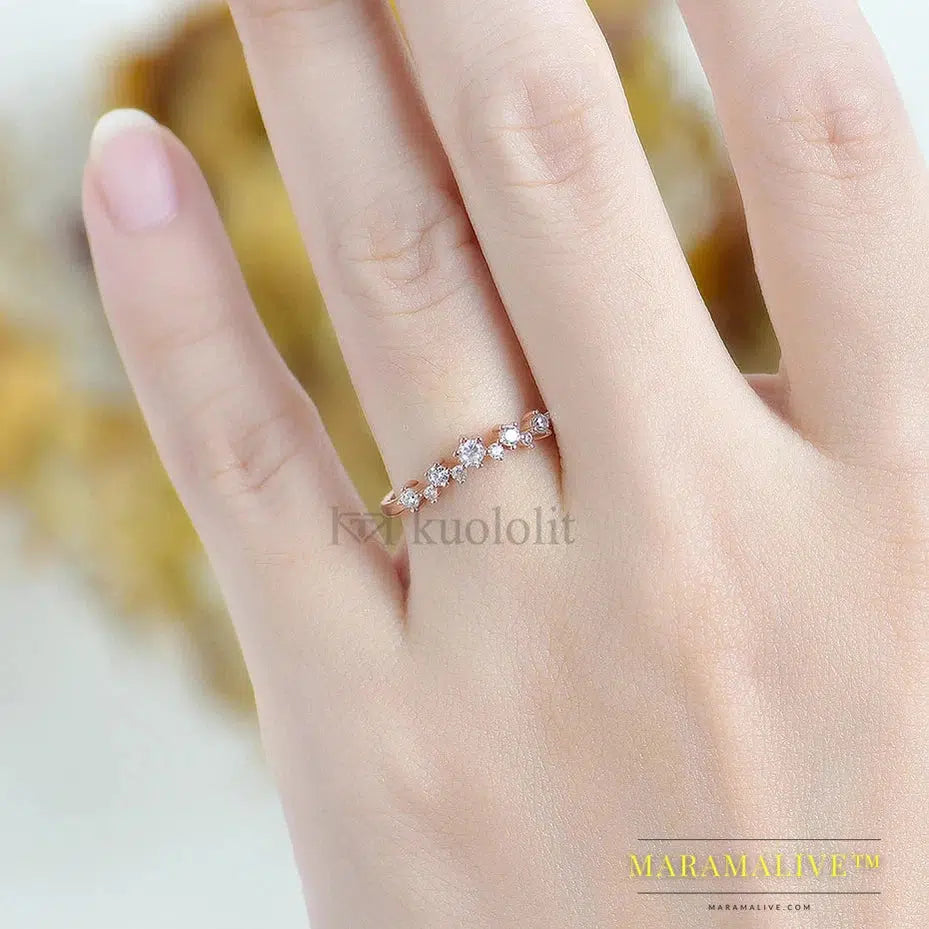 Moissanite Bubble Rings for Women: Affordable Luxury Jewelry