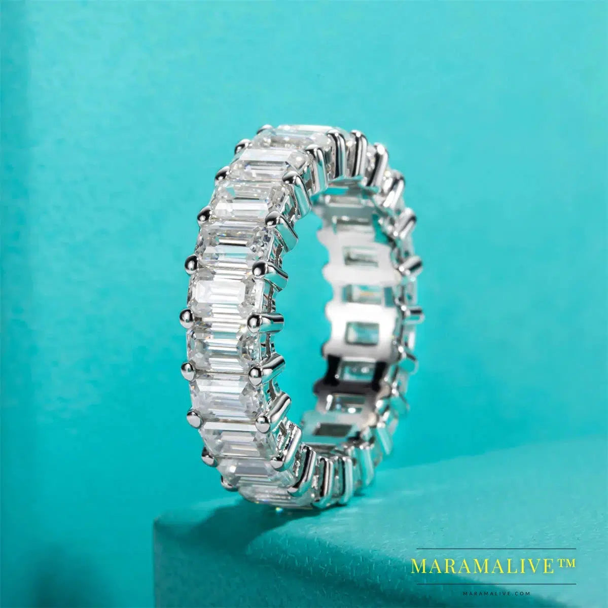 Moissanite Eternity Band: Everlasting Shine for Weddings