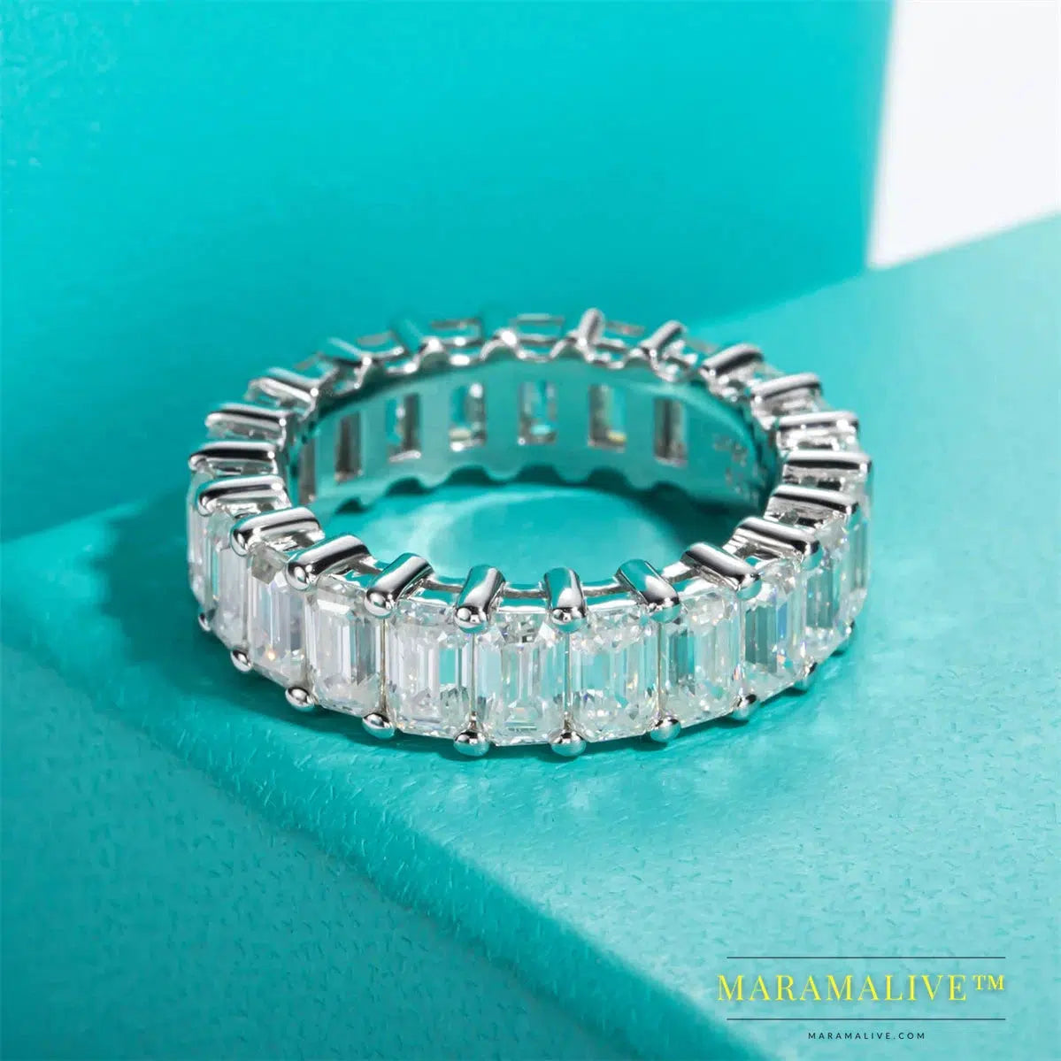 Moissanite Eternity Band: Everlasting Shine for Weddings