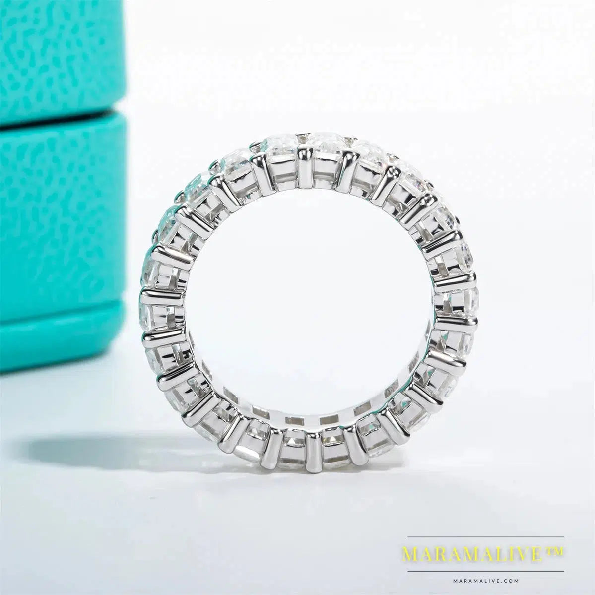 Moissanite Eternity Band: Everlasting Shine for Weddings