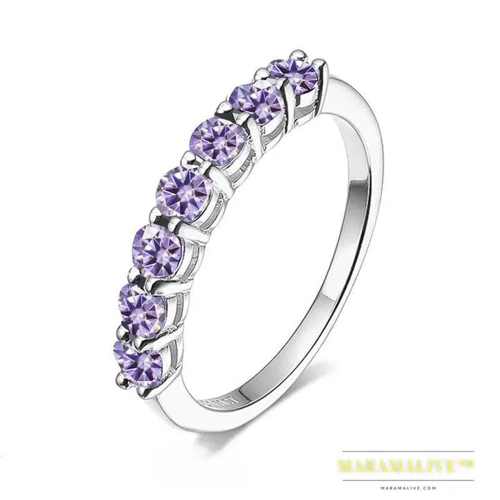 Moissanite & Forever Eternity Rings - Luxury Band Styles