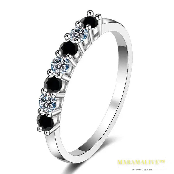 Moissanite & Forever Eternity Rings - Luxury Band Styles