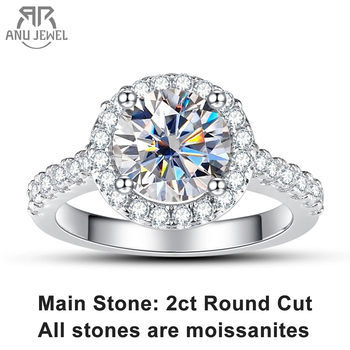 Moissanite Halo Engagement Rings: For That Special Proposal