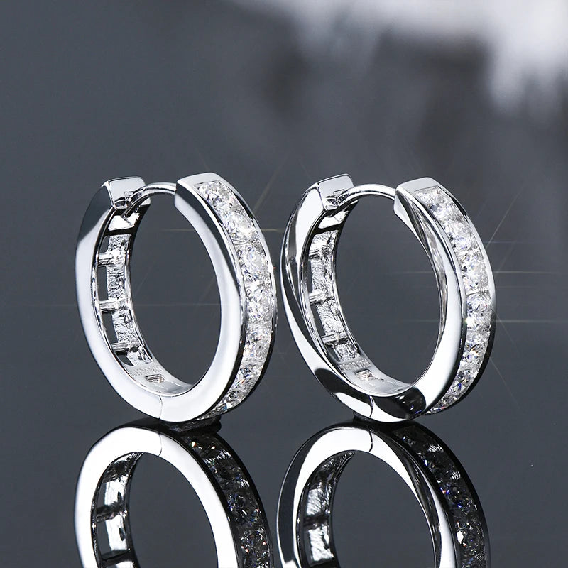 Moissanite Hoop Earrings: Perfect for Your Unique Style