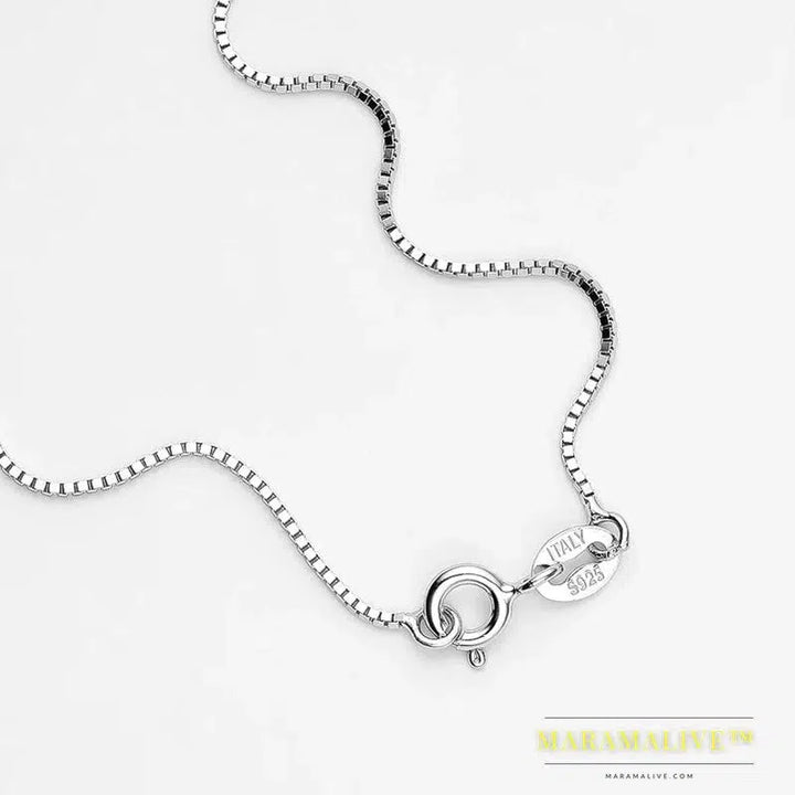 Moissanite Pendant Necklaces For Women Sterling Silver 925 D Color VVS Lab Diamond Fine Jewelry Wedding Party Gift