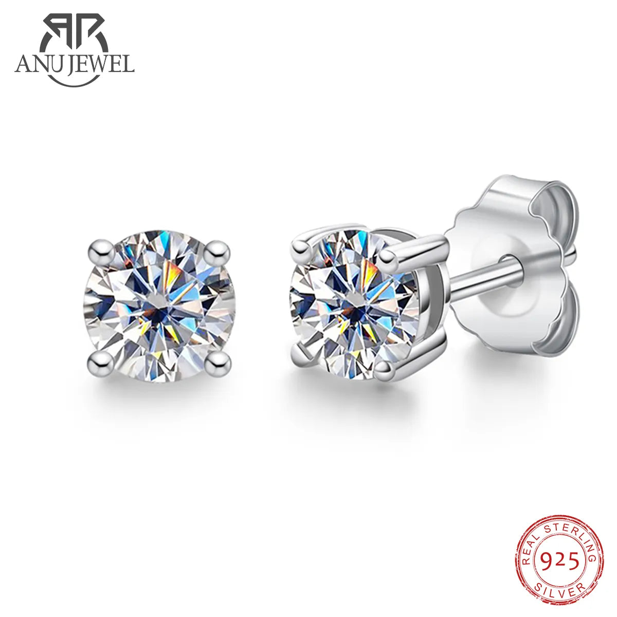 Moissanite Studs - Brilliant, Affordable, Eco-Friendly