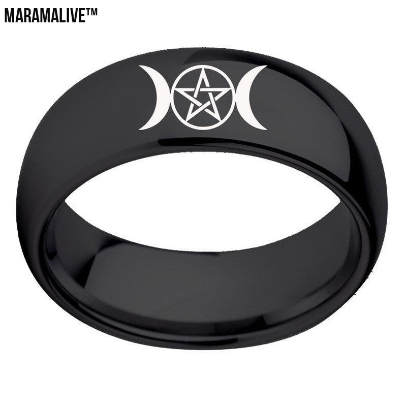 Moon Star Arc Ring