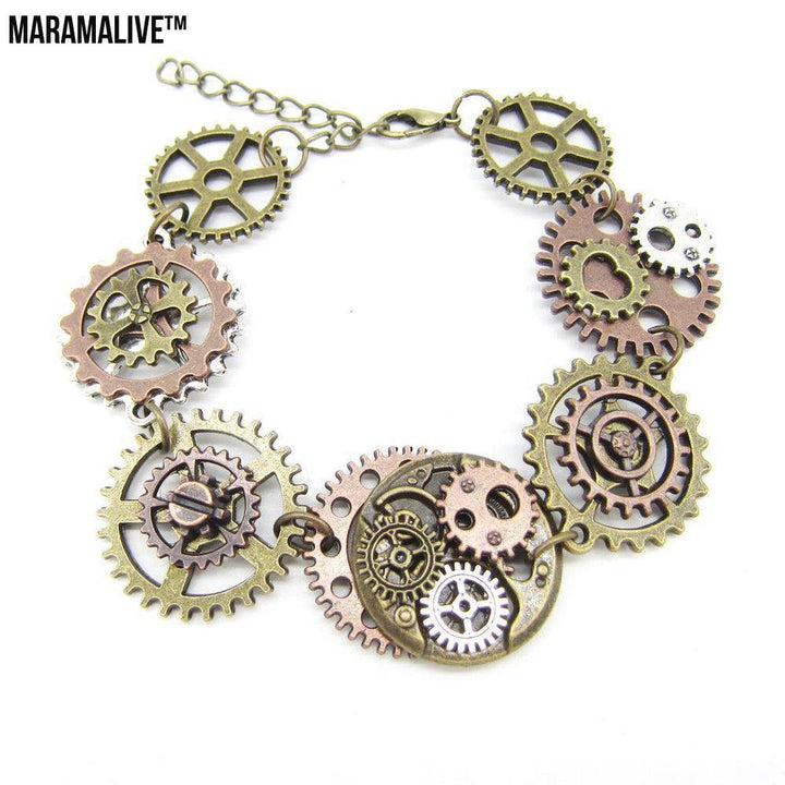 Multi Gears Steampunk Bracelet A Must Have For Any Steampunk Enthusiast