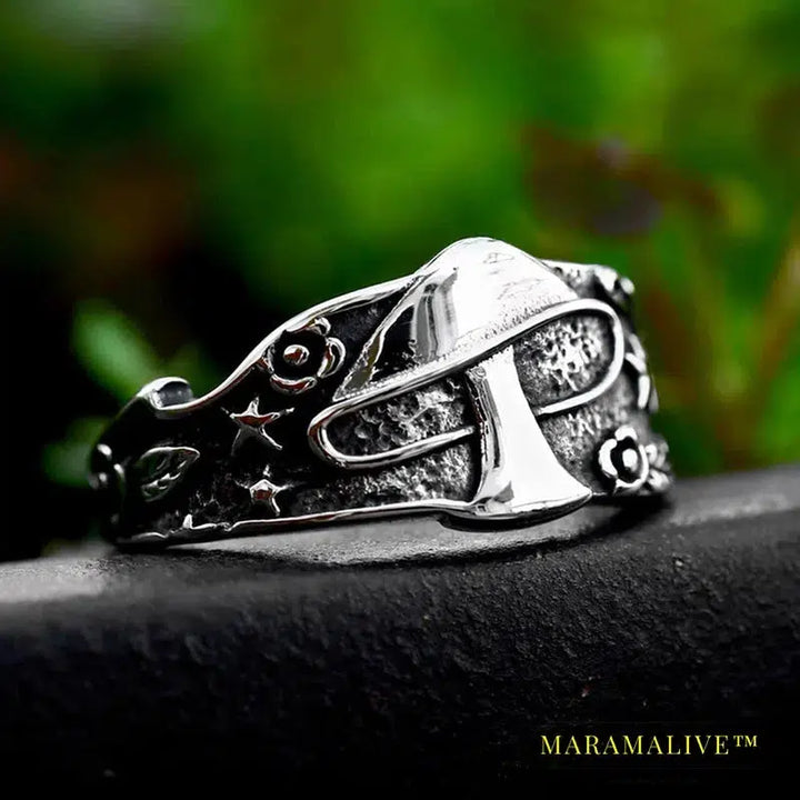 New Creative Design High Quality Ace Of Spade Playing Card Ring For Men Punk Hip Hop