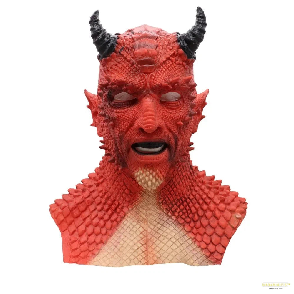 New Halloween King of Lies Belial The Demon Mask Devil Latex Cosplay Costume Props Masks Gloves Horror Mask DIABLO Jason Freddy