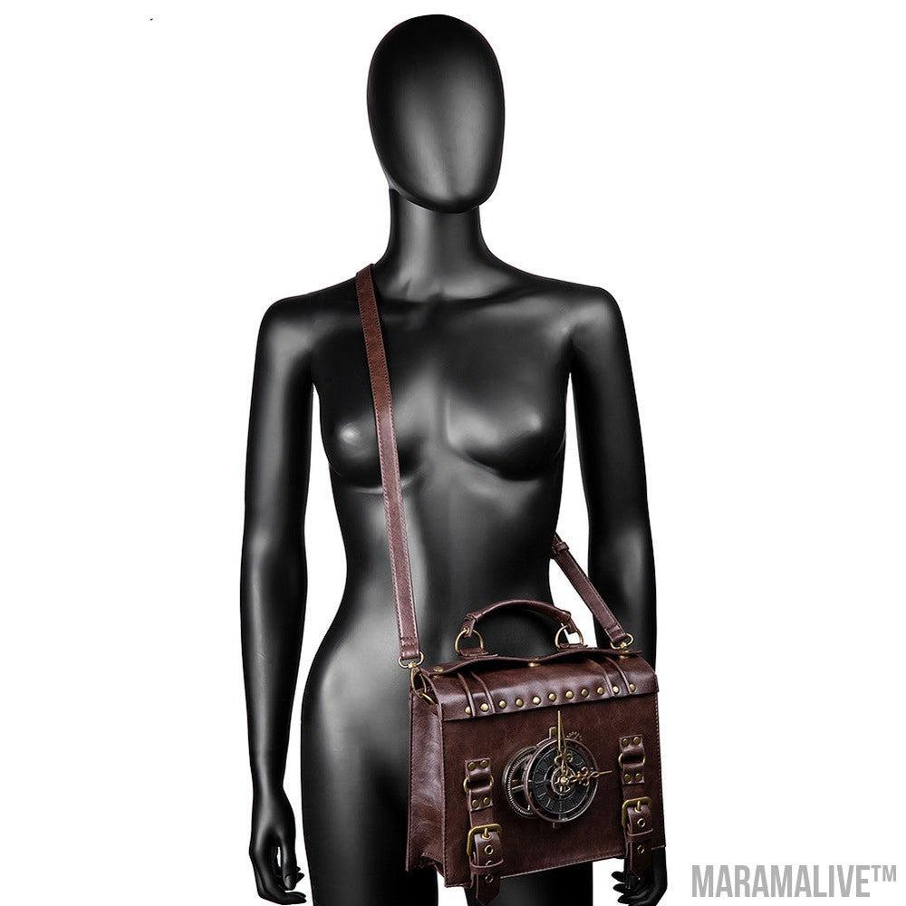 New Style Women's Bag Steampunk Industrial Retro Style Women's One-shoulder Diagonal Bag