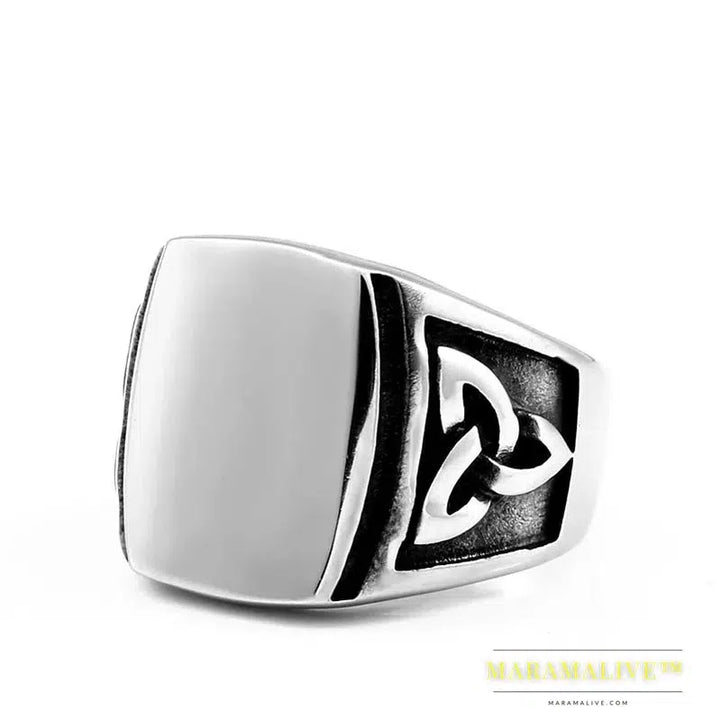 Nordic Vikings Celtic Knot black color High Quality fashion ring jewelry