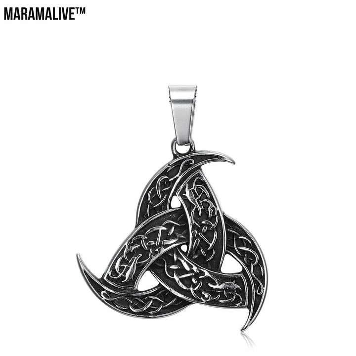 Odin Horn Dragon Pendant Necklace