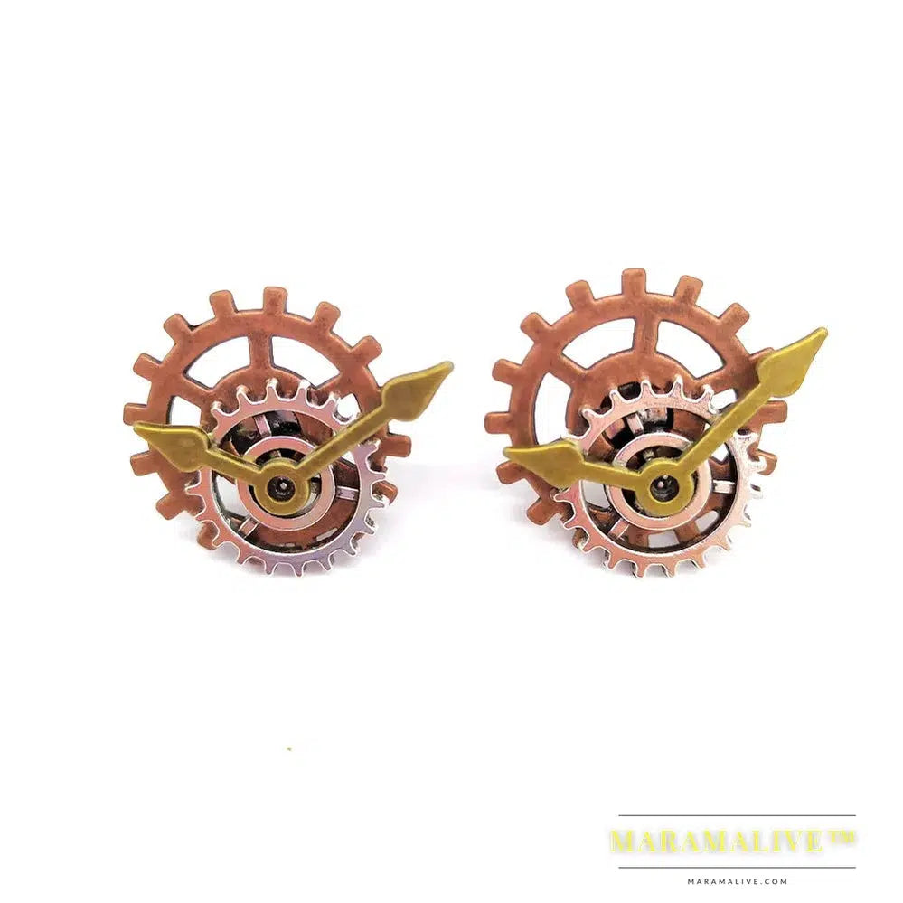 Original Design Octopus/Butterfly/ Owl /Dragonfly/ Phoenix Head/ Vintage Gears Steampunk Drop Earrings Fashion Jewelry