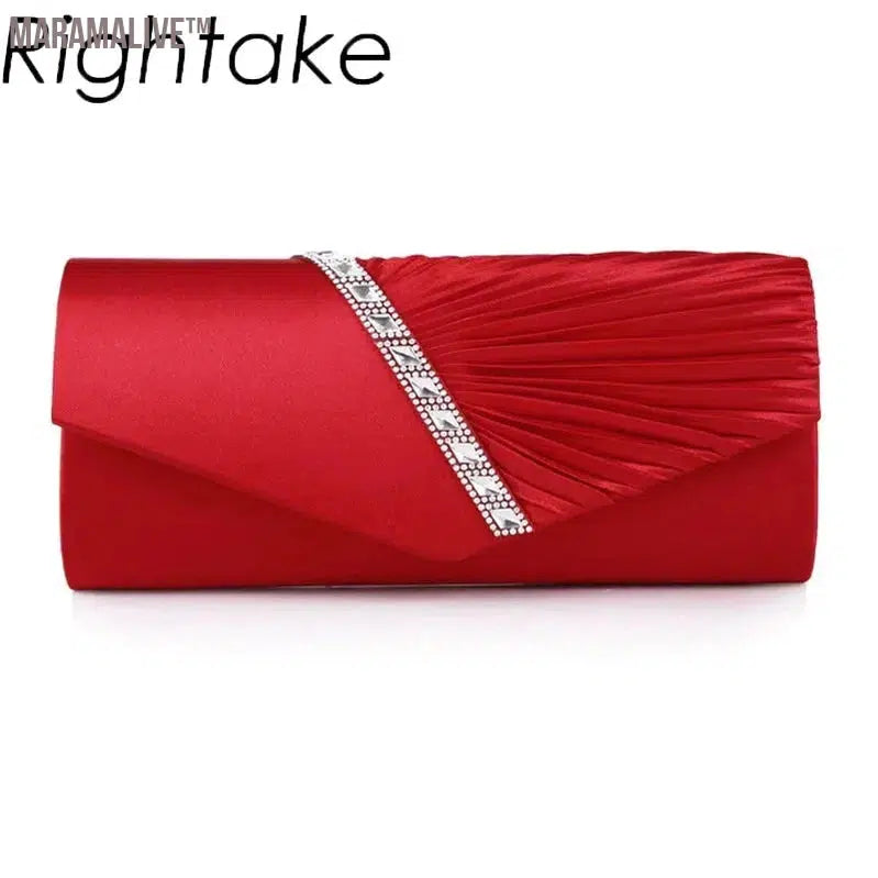 Party Clutches Woman Purple Purse Fashion Luxury Diagonal Rhinestone Prom Party Clutch Evening Bag Shoulder Bag