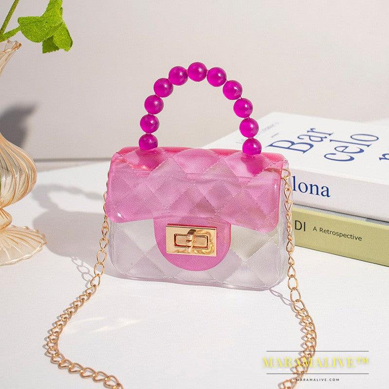 Pearl Handheld Transparent Jelly Bag