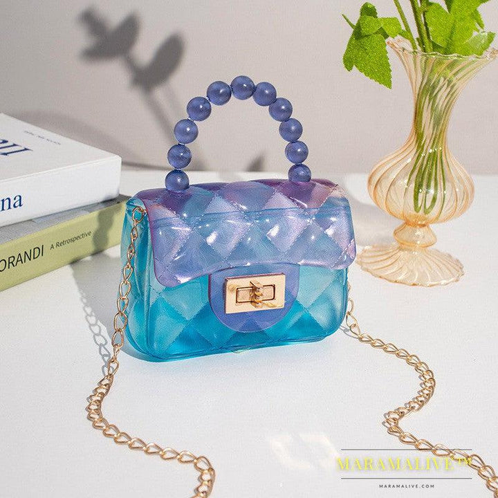 Pearl Handheld Transparent Jelly Bag