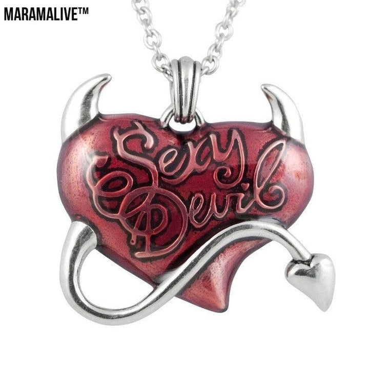 Personality Demon Heart Pendant Male Gothic Style