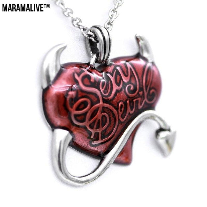 Personality Demon Heart Pendant Male Gothic Style