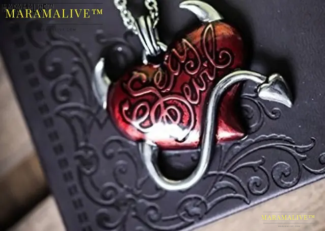 Personality Demon Heart Pendant Male Gothic Style