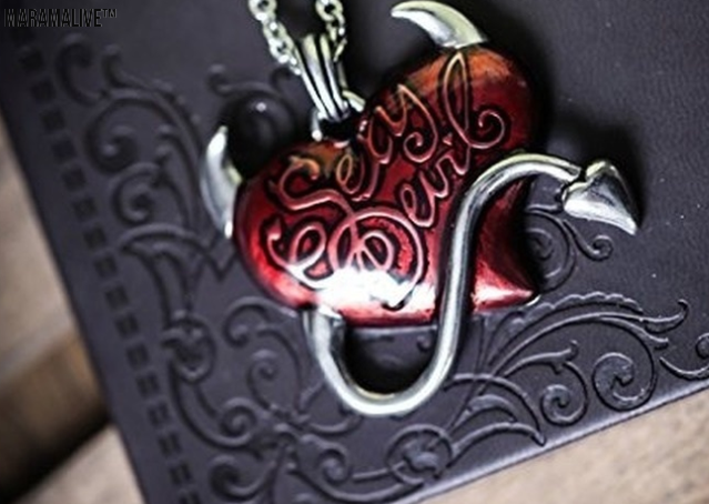 Personality Demon Heart Pendant Male Gothic Style