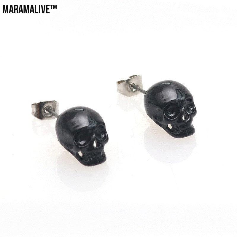 Personality Retro Skull Eardrops Earrings