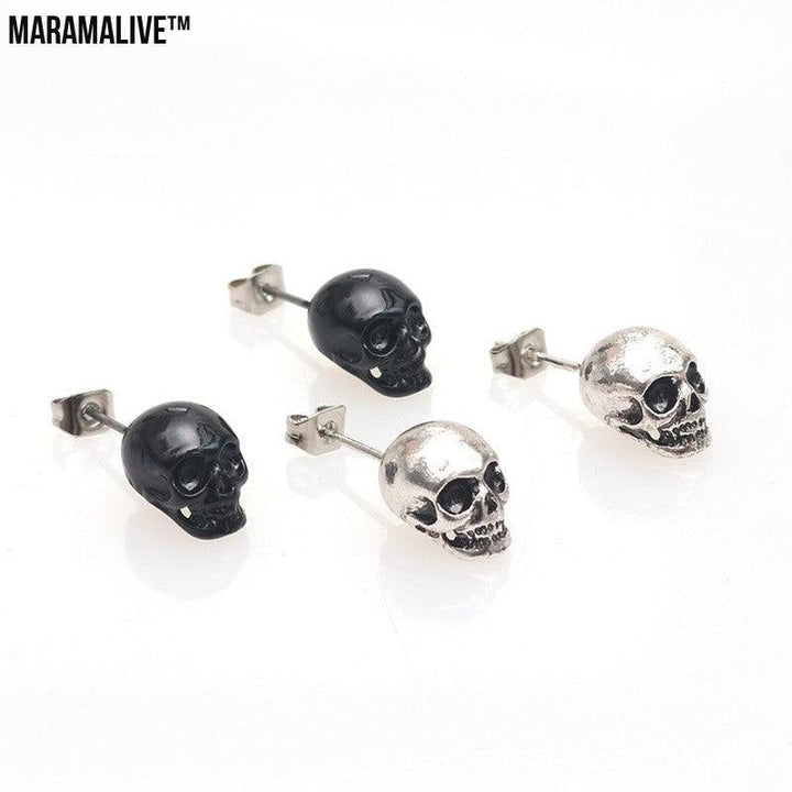 Personality Retro Skull Eardrops Earrings